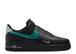 Air Force 1 Low Noir Éclair Bleu