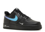 Air Force 1 Low Noir Éclair Bleu – Image 2