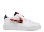 Air Force 1 Low Carabiner Swoosh Rouge