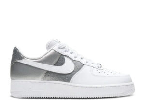 Nike Air Force 1 Low 07 Blanc Argent Métallisé