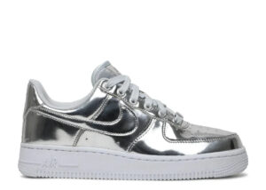 Air Force 1 Chrome Argent Métallisé